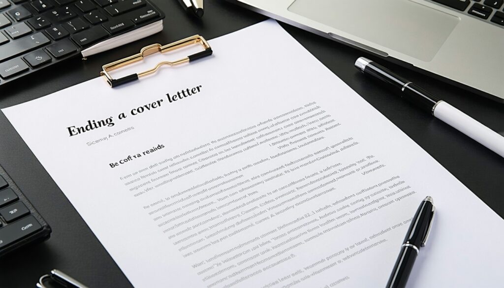 The Ultimate Free Cover Letter Template 1 how do i end a cover letter