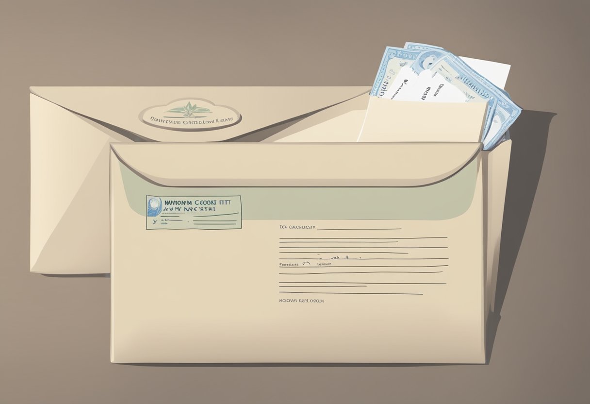 A sealed envelope with "To Whom It May Concern" written on the front
