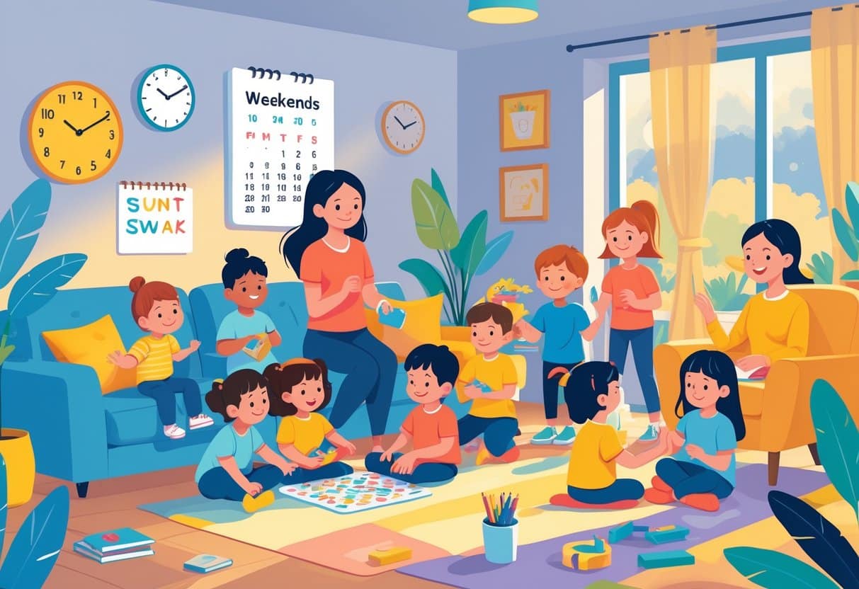 10 Babysitter Resume Examples & Guide for 2025: Templates, Tips, and Writing Strategies 4 Several babysitters caring for children in different settings, including playing indoors in the evening, supervising outdoor play on a weekend, and leading activities during a school break.