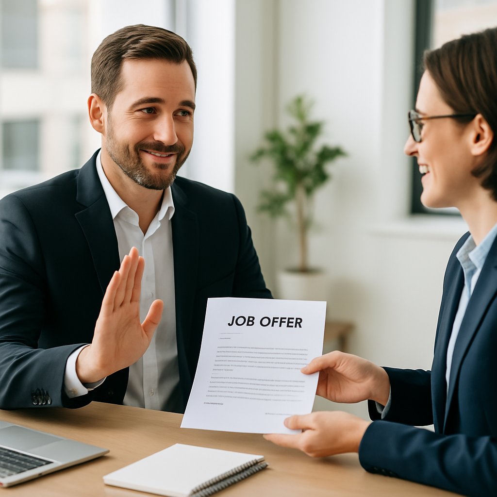 decline a job offer