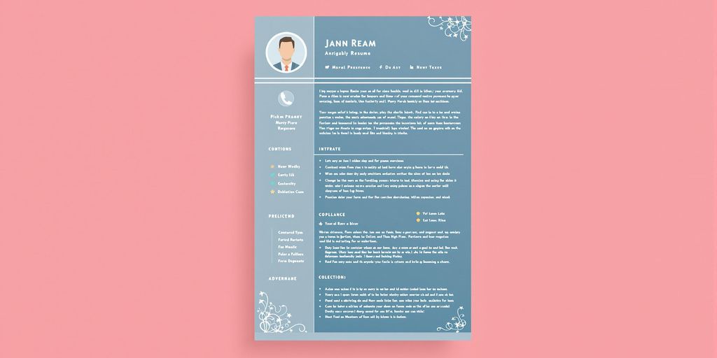 Well-organized resume with clear sections.