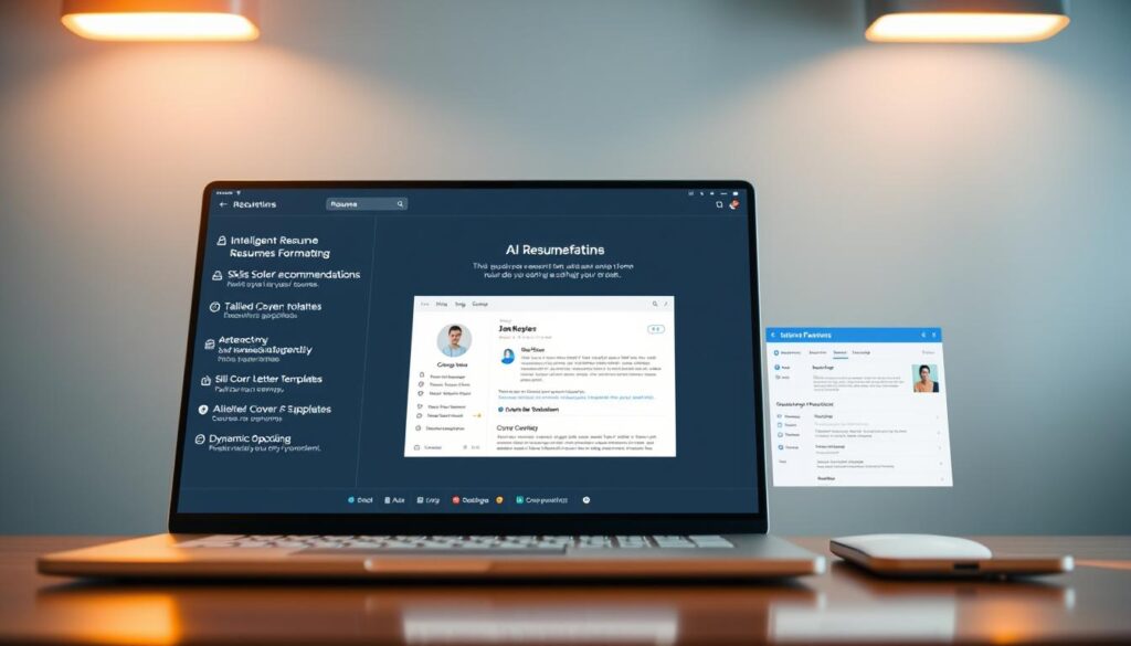 AI resume builder features