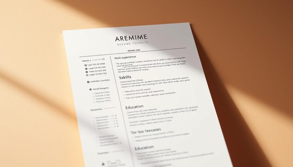 ATS-friendly resume design
