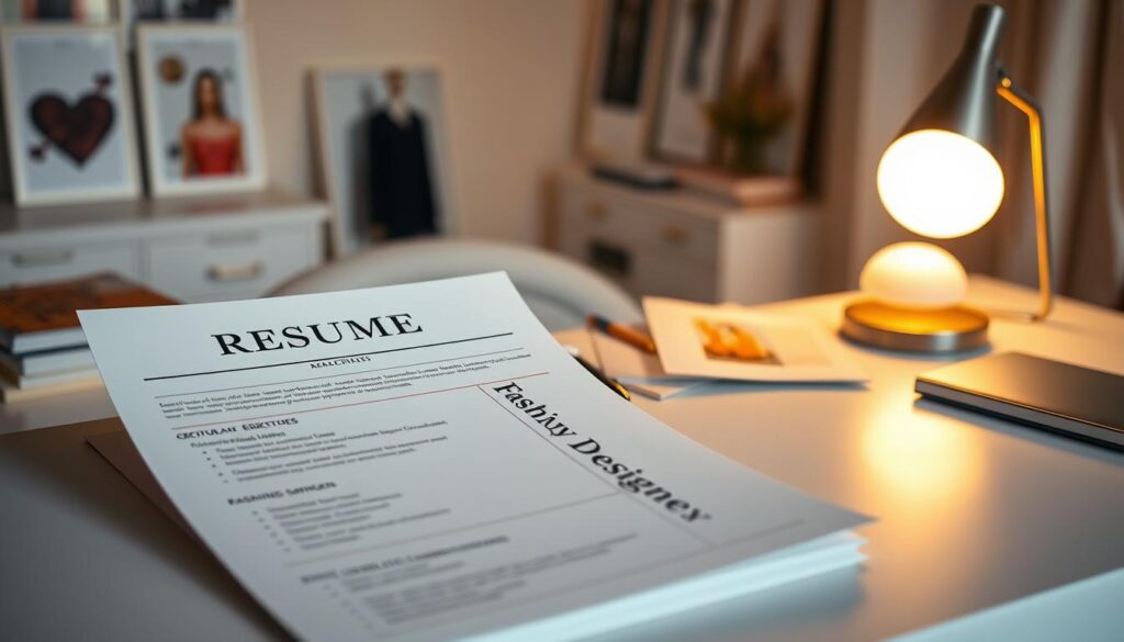 ATS-optimized fashion designer resume
