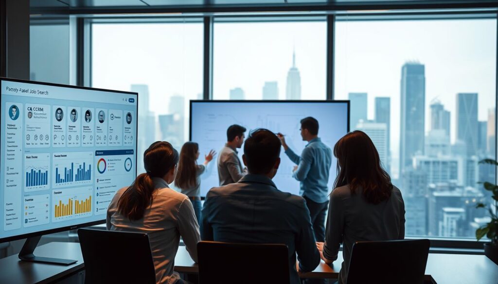 CRM tools for team-based job search