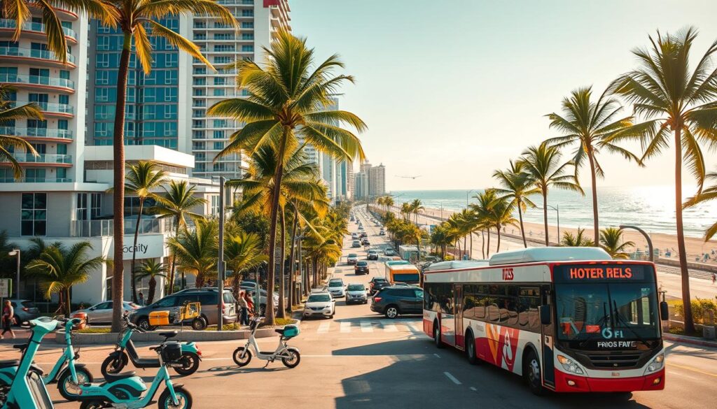 Hollywood Florida salaries, tourism industry, beach economy, healthcare, no state tax, entertainment 3 Hollywood Florida transportation options
