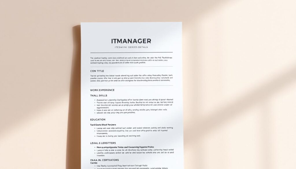 15 IT Manager Resume Examples amp - IT Manager Resume Structure 1024x585 