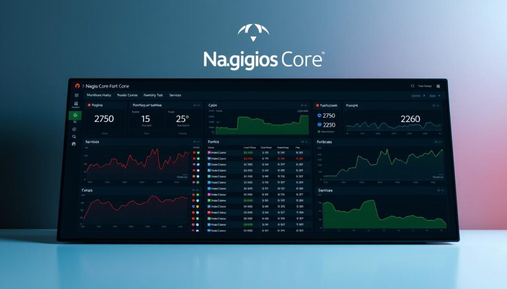 Nagios Core monitoring dashboard