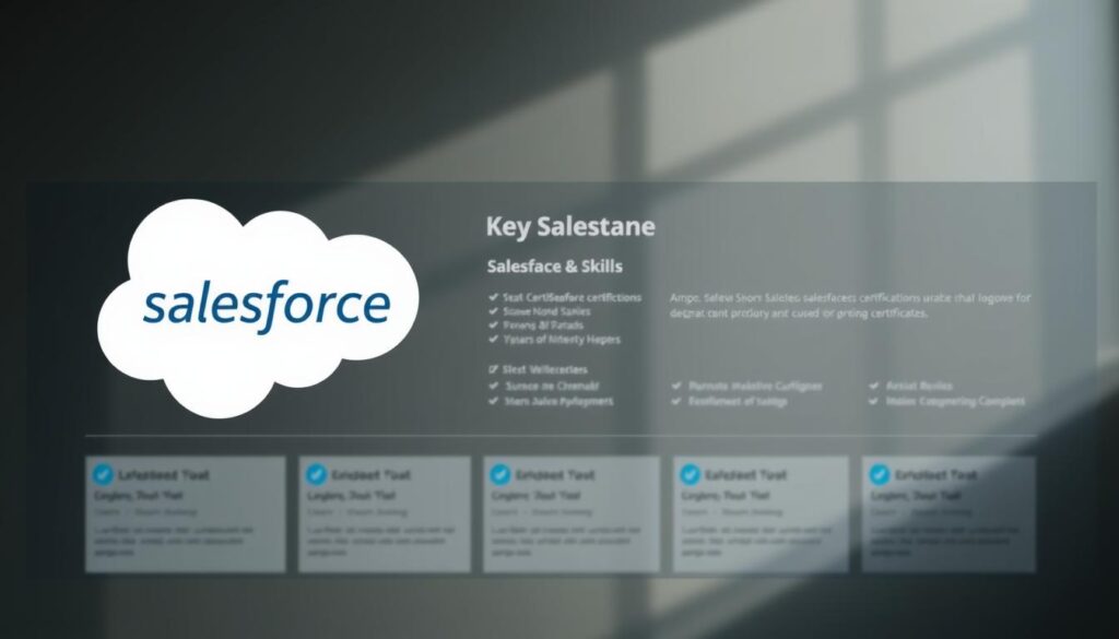 15 Salesforce Resume Examples & Guide for 2025 1 Salesforce resume header example