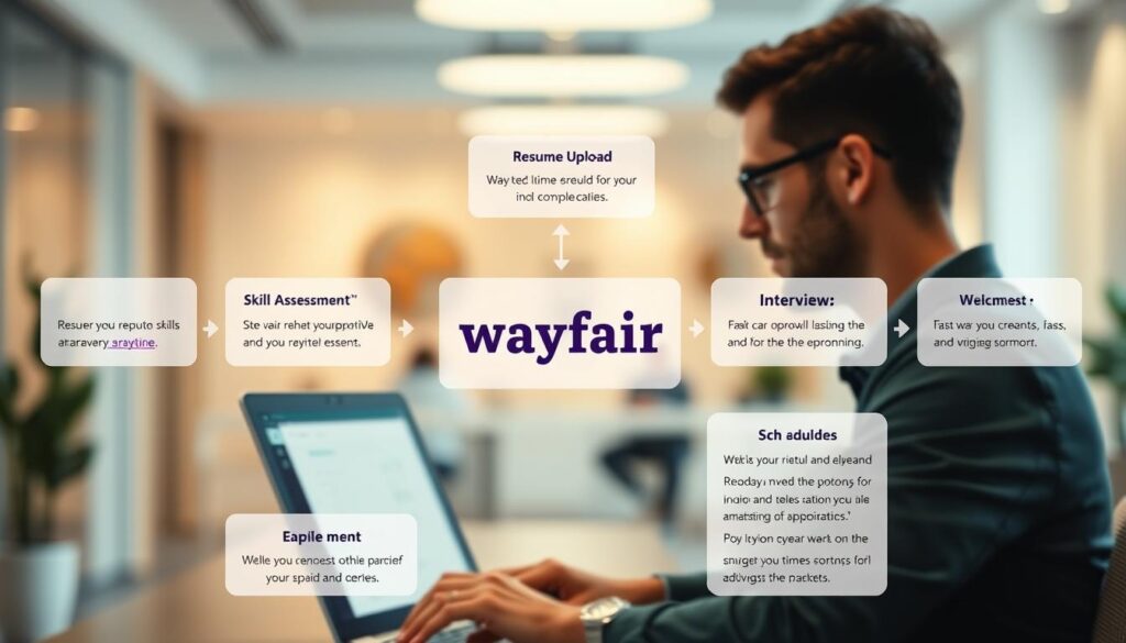 Wayfair application process steps