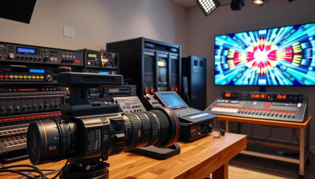 broadcast technician equipment