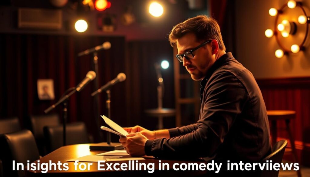 comedy interview preparation