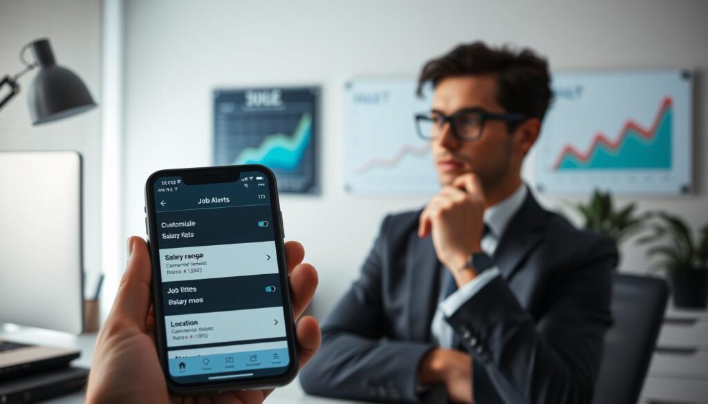 customizable job alerts salary increase tactics