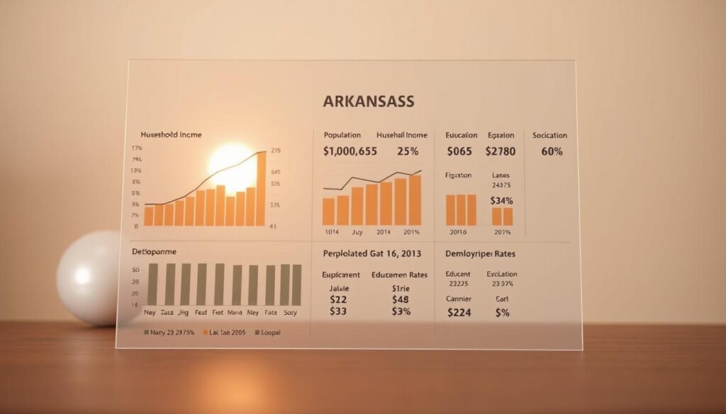 demographic data chart Hope Arkansas