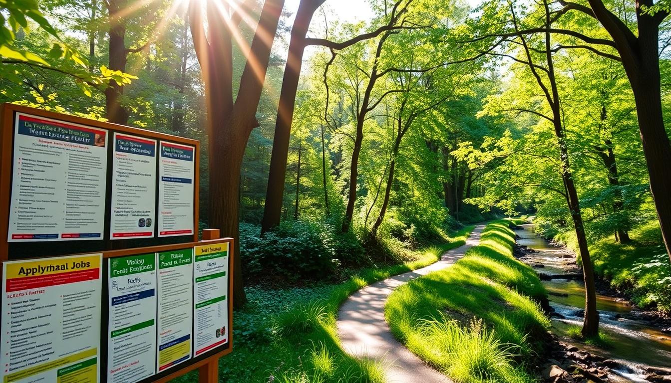how to find job forest park