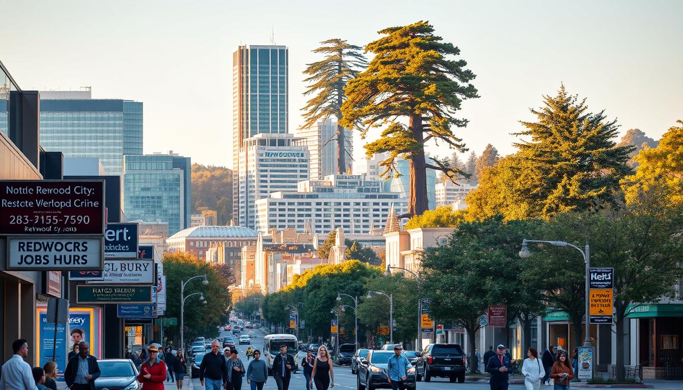 how to find job redwood city