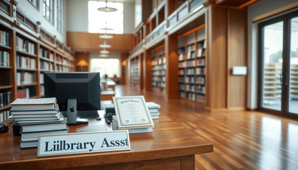 library assistant qualifications