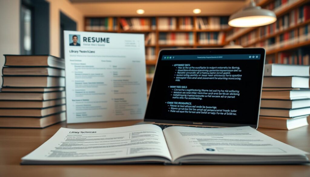 library technician resume optimization