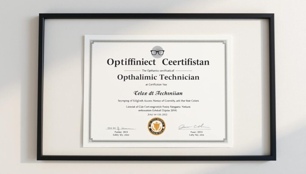 ophthalmic technician certification