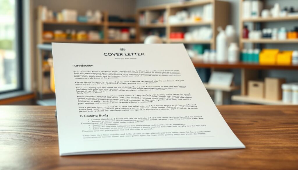 pharmacy technician cover letter structure