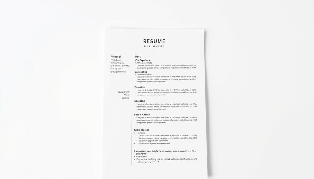 resume format essentials