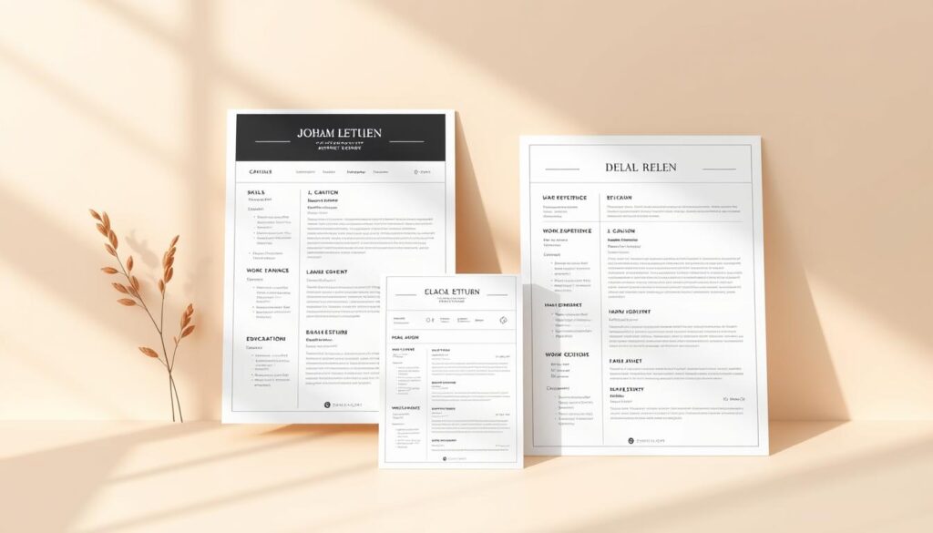 resume format examples