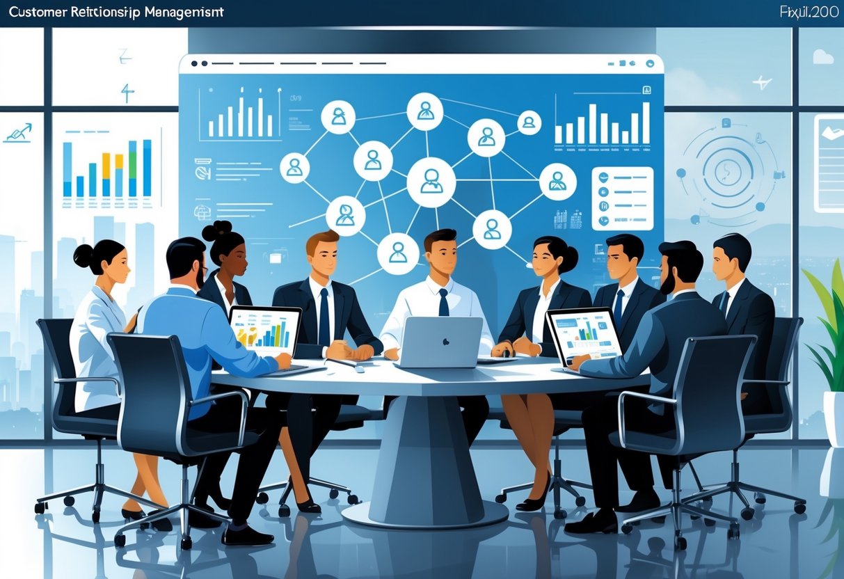 7 Banking Resume Examples & Guide for 2025: Stand Out in Financial Job Applications 3 A group of business professionals collaborating around a conference table with digital devices and data displays in a modern office.