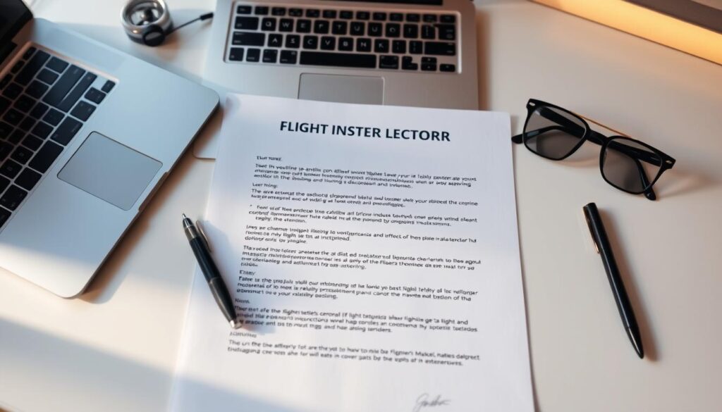 flight instructor cover letter