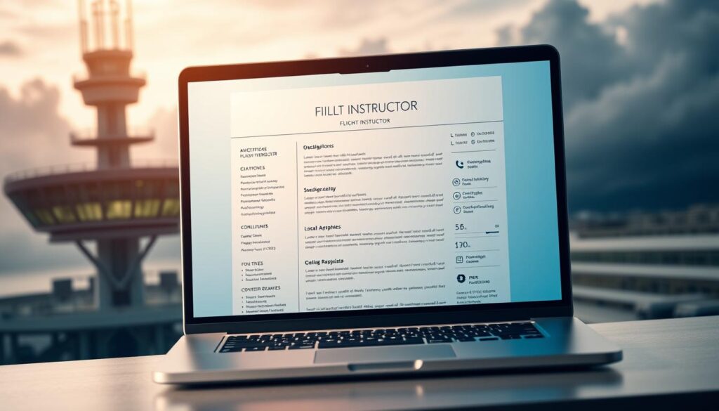 flight instructor resume optimization