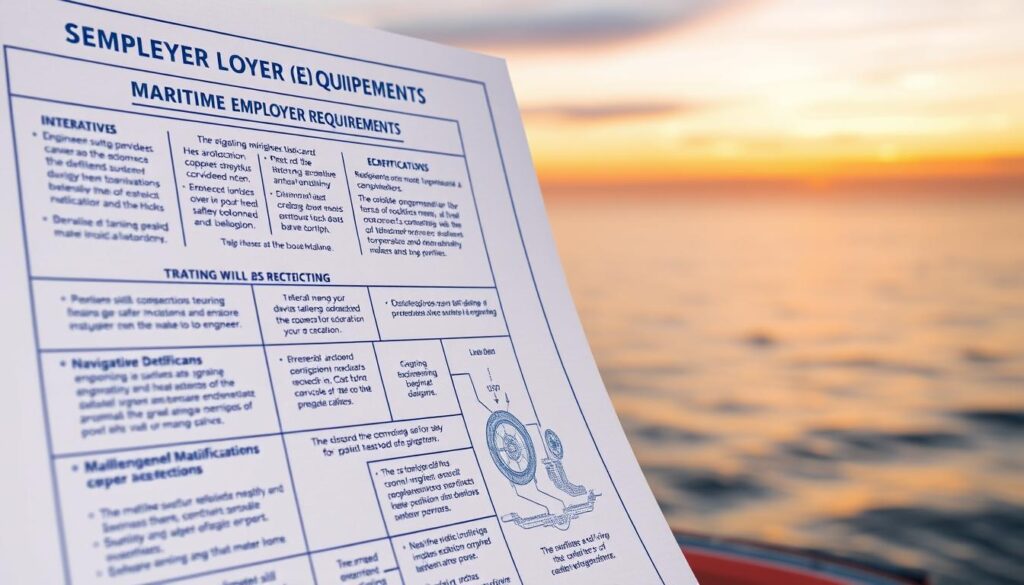 maritime employer requirements