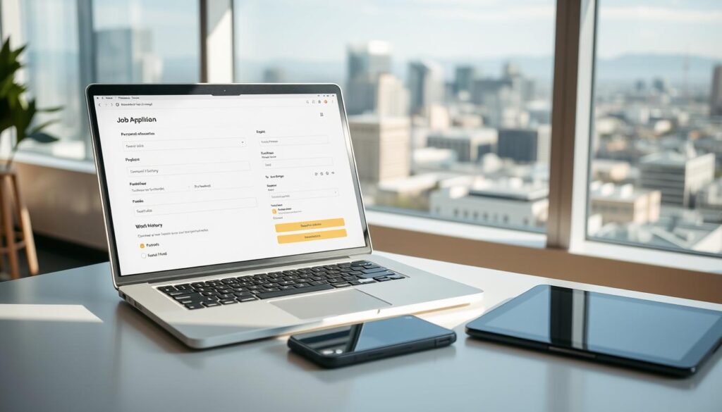 online job application process